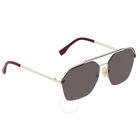 fendi men's gray sunglasses|fendi sunglasses original.